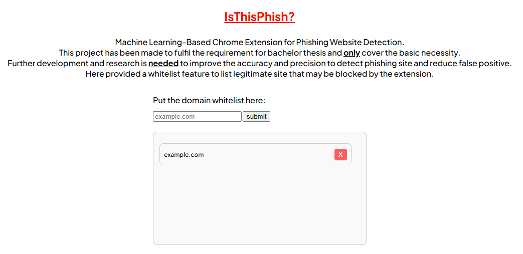 whitelist